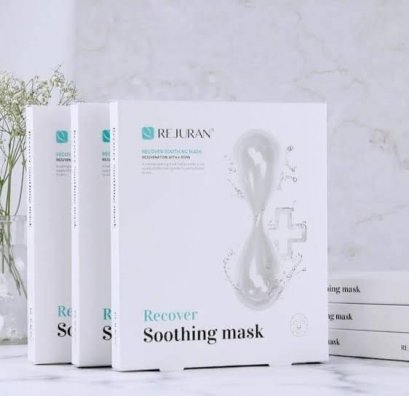 Rejuran Recover Facial Mask บำรุงผิวดูแลผิวหลังเลเซอร์ แถมฟรี Rejuran Healer UV Protection Cream SPF 50+ PA+++ ขนาดพกพา 10 ml ของแท้จากเกาหลี