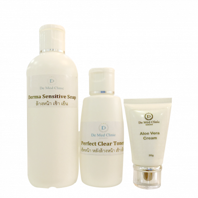 De Med Facial Cleanser and Moisturizer Set