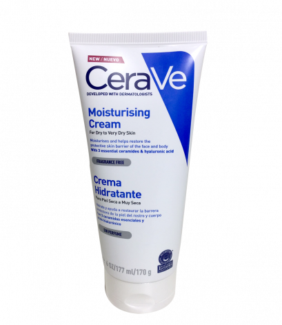 CERAVE Moisturising Cream หลอดใหญ่ 6oz 170 g เซราวี มอยซ์เจอร์ไรซิ่ง ครีม