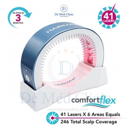 HairMax LaserBand 41 – ComfortFlex แบบที่ผมคาดผม ***พิเศษเฉพาะที่ DeMed Clinic เท่านั้น*** / ิแถมพิเศษโปรแกรม Triple H Treatment ดูแลผมร่วงผมบาง1 ครั้ง