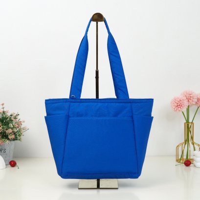 ASHLEY ผ้าไนล่อน สีน้ำเงิน