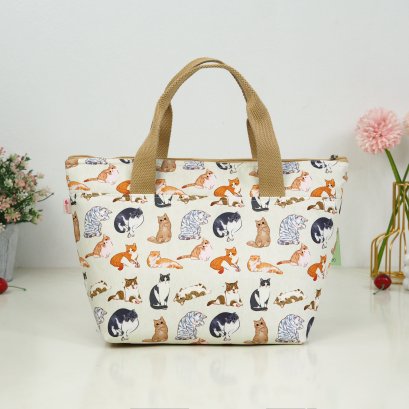 กระเป๋าเก็บอุณหภูมิ แมวลีลาเบจ