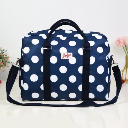 CARRYON ผ้ากันน้ำพิมพ์ลาย จุดใหญ่กรม