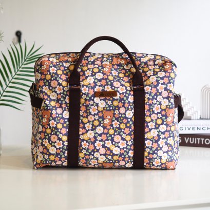 CARRYON ลายคุมะดอกไม้