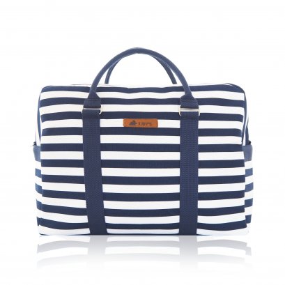 CARRYON ลายทางขาวกรมท่า