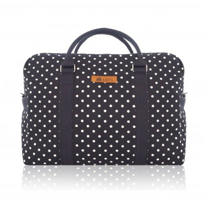 CARRYON ลายจุดเล็กขาวพื้นดำ