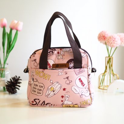 DISNEY ลายสนูปปี้ดอกไม้ชมพู