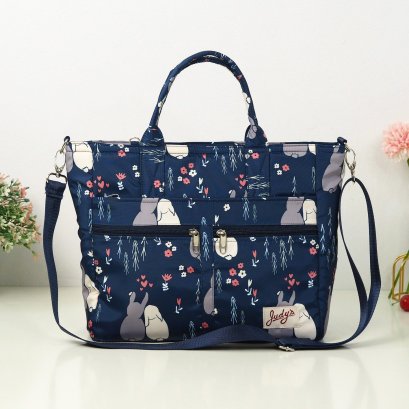 กระเป๋าช่องเยอะไซส์ L ( จินนี่ L ) กระต่ายคู่รักกรม