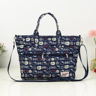 กระเป๋าช่องเยอะไซส์ L ( จินนี่ L )  คิตตี้กรม