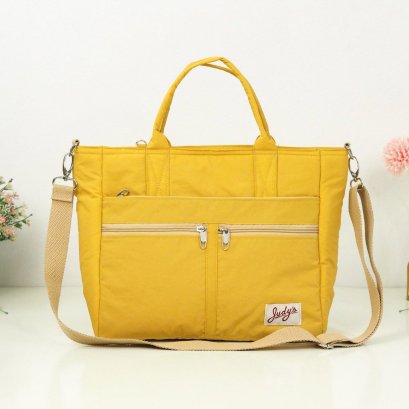 กระเป๋าช่องเยอะไซส์ L ( จินนี่ L )   สีเหลือง