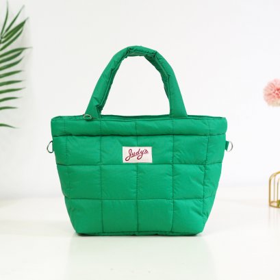 ช้อปปิ้งกันน้ำใบกลาง สีเขียว