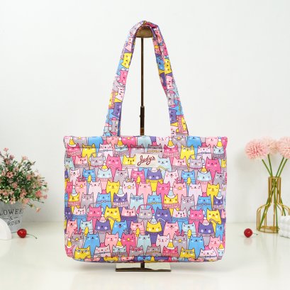 BUNBUN ผ้ากันน้ำ แมวดนตรีชมพู