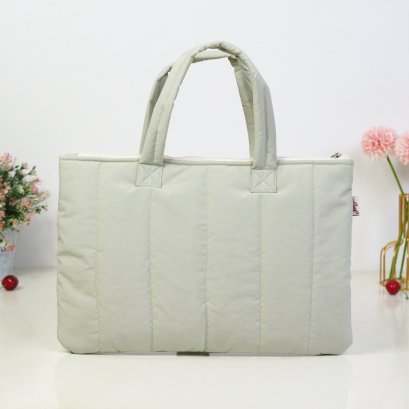 NoteBook ผ้าไนล่อนกันน้ำ สีเขียวอ่อน