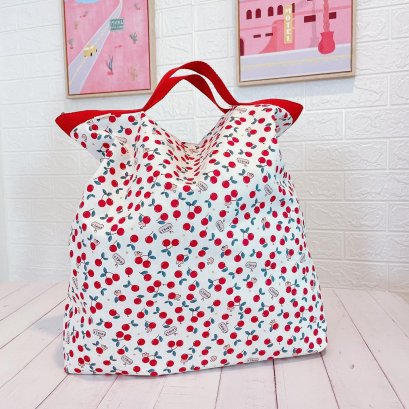 HANA ลายเชอร์รี่แดง