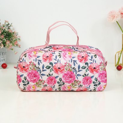 JAZZ กระเป๋าเอนกประสงค์ ผ้ากันน้ำ กุหลาบชมพูครีม