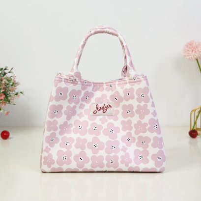 จีบไซส์เล็ก ผ้ากันน้ำ ดอกซากุระชมพูนู้ด