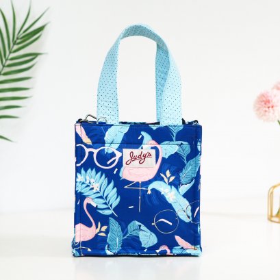 มาการอง ลายฟามิงโก้แว่นตากรม