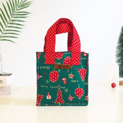 มาการอง ลายคริสมาสเขียว