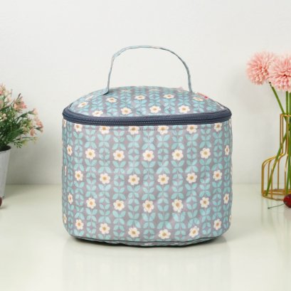 คสอ.หมอทรงไข่ ใบไม้เขียวพื้นเทา