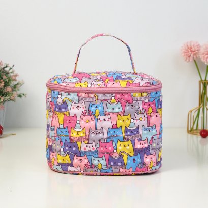 คสอ.หมอทรงไข่ ลายแมวดนตรีชมพู