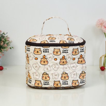 คสอ.หมอทรงไข่ ลายCapybara ผลส้ม