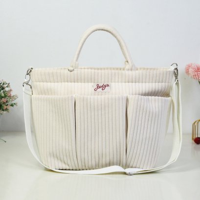 Melody ผ้าลูกฟูกสีครีม