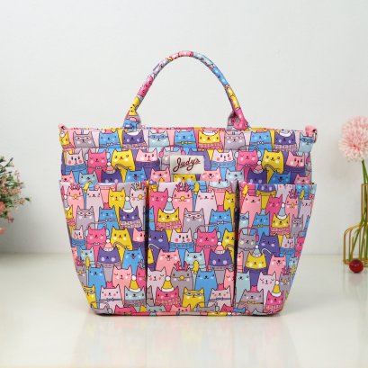 Melody ผ้ากันน้ำ แมวดนตรีชมพู