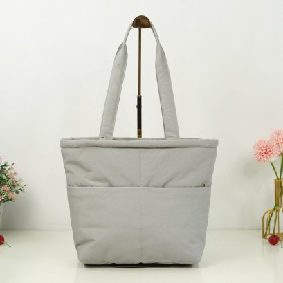 OPAL (โอปอล์) ผ้าไนล่อนกันน้ำ สีเทาอ่อน