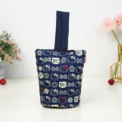 ถังมือถือ ลายคิตตี้กรม