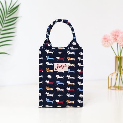 เอกสารจิ๋วมีซิป ลายแมวกรม