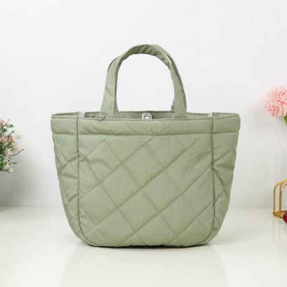 ปุ๊กปิ๊ก ผ้าไนล่อน เขียวมัจฉะ