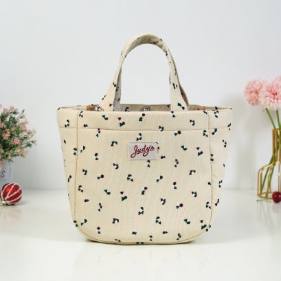 ปุ๊กปิ๊กผ้าลูกฟูก ลายสโนว์แมนครีม