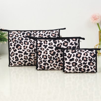 กระเป๋าเครื่องสำอางสามอนงค์ เสือชมพู