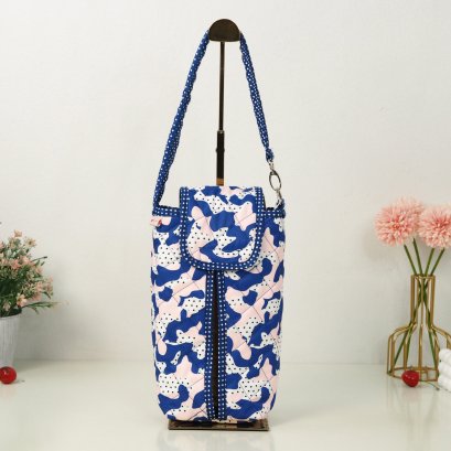 กระเป๋าทิชชูแขวน พรางชมพูฟ้า