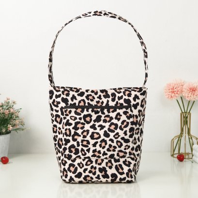 กระเป๋าช้อปปิ้ง รุ่น ถังใหญ่เสือชมพู