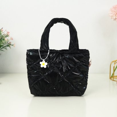 ถือจิ๋ว XS ผ้าเมทัลลิค Super Black