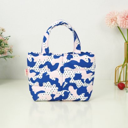 ถือจิ๋ว XS  ผ้ากันน้ำ พรางชมพูฟ้า