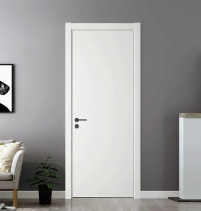 ประตประตูupvc_บานภายใน_สีขาวสูง220CM