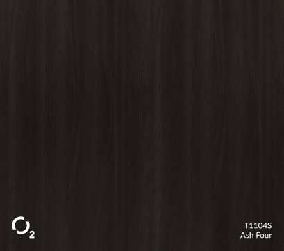 ประตูปิดผิวลามิเนตลายไม้ T1104S Ash Four บานเรียบ 3400฿