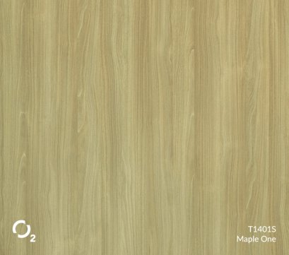 ประตูปิดผิวลามิเนตลายไม้ T1401S Maple One บานเรียบ 3400฿