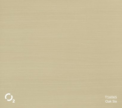 ประตูปิดผิวลามิเนตลายไม้ T1606S Oak Six บานเรียบ 3400฿