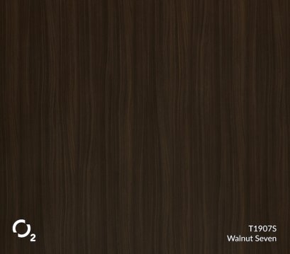 ประตูปิดผิวลามิเนตลายไม้ T1907S Walnut Seven บานเรียบ 3400฿