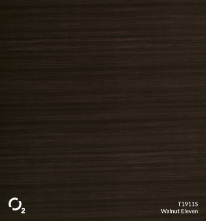 ประตูปิดผิวลามิเนตลายไม้ T1911S Walnut Eleven บานเรียบ 3400฿