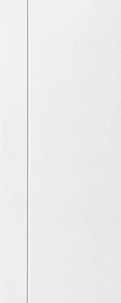 ประตูupvc ภายใน สีขาว-บานเรียบ เซาะร่อง1เส้นตรง 2150฿