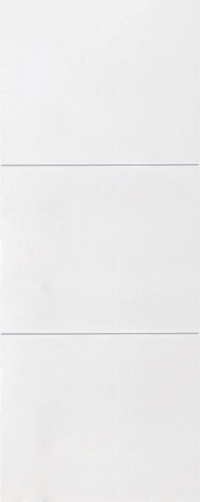 ประตูupvc ภายนอก สีขาว-บานเรียบ เซาะร่อง2เส้นนอน 2450฿