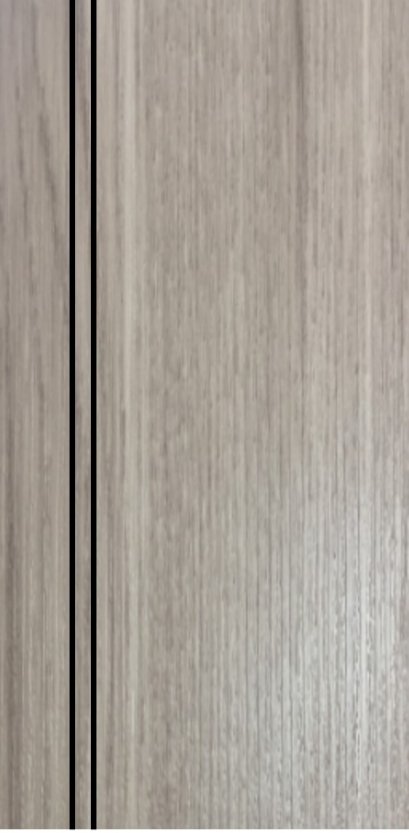 ประตูupvc ภายใน ผิวลายไม้ สีSilverGray 2เส้นตรง 2650฿