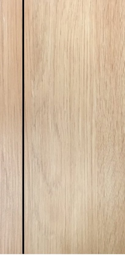 ประตูupvc ภายใน ผิวลายไม้ สีYellowAsh เซาะร่อง1เส้นตรง 2550฿
