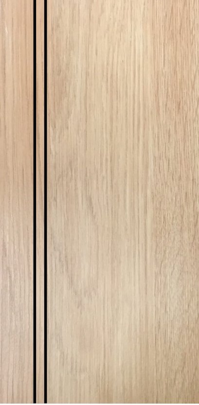 ประตูupvc ภายใน ผิวลายไม้ สีYellowAsh เซาะร่อง2เส้นตรง 2650฿