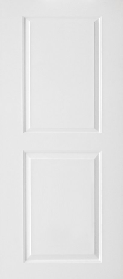 ประตูไฟเบอร์กลาส บานลูกฟัก-2ช่องตรง3700฿(สีขาว-ยังไม่ทำสี)