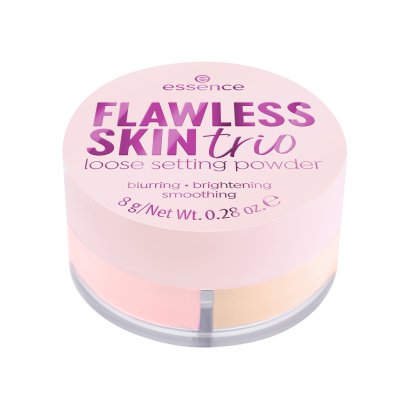 essence FLAWLESS SKIN trio loose setting powder 10 - เอสเซนส์ฟลอว์เลสส์สกินทรีโอลูสเซ็ตติ้งพาวเดอร์10